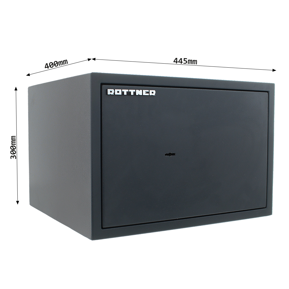 Rottner bútorszéf Power Safe 300 (T05722, kéttollú kulcsos zár, antracit)