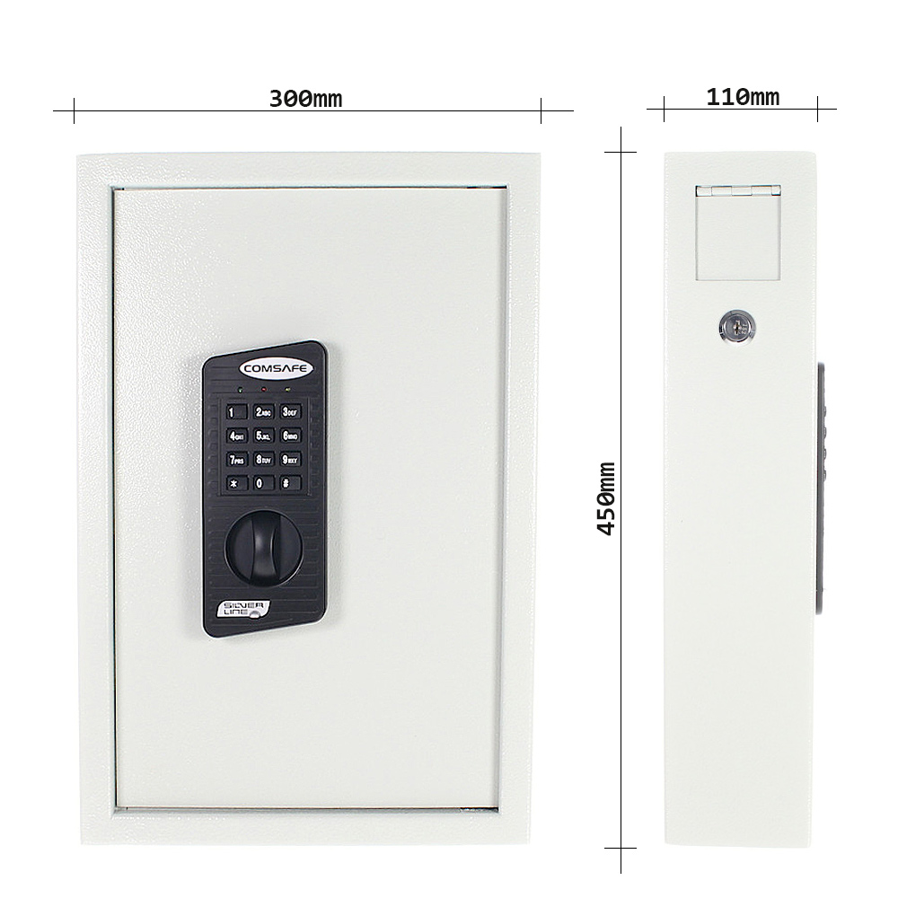 Rottner KeyTronic 48 kulcstároló szekrény (T04259, elektronikus zár, szürke)
